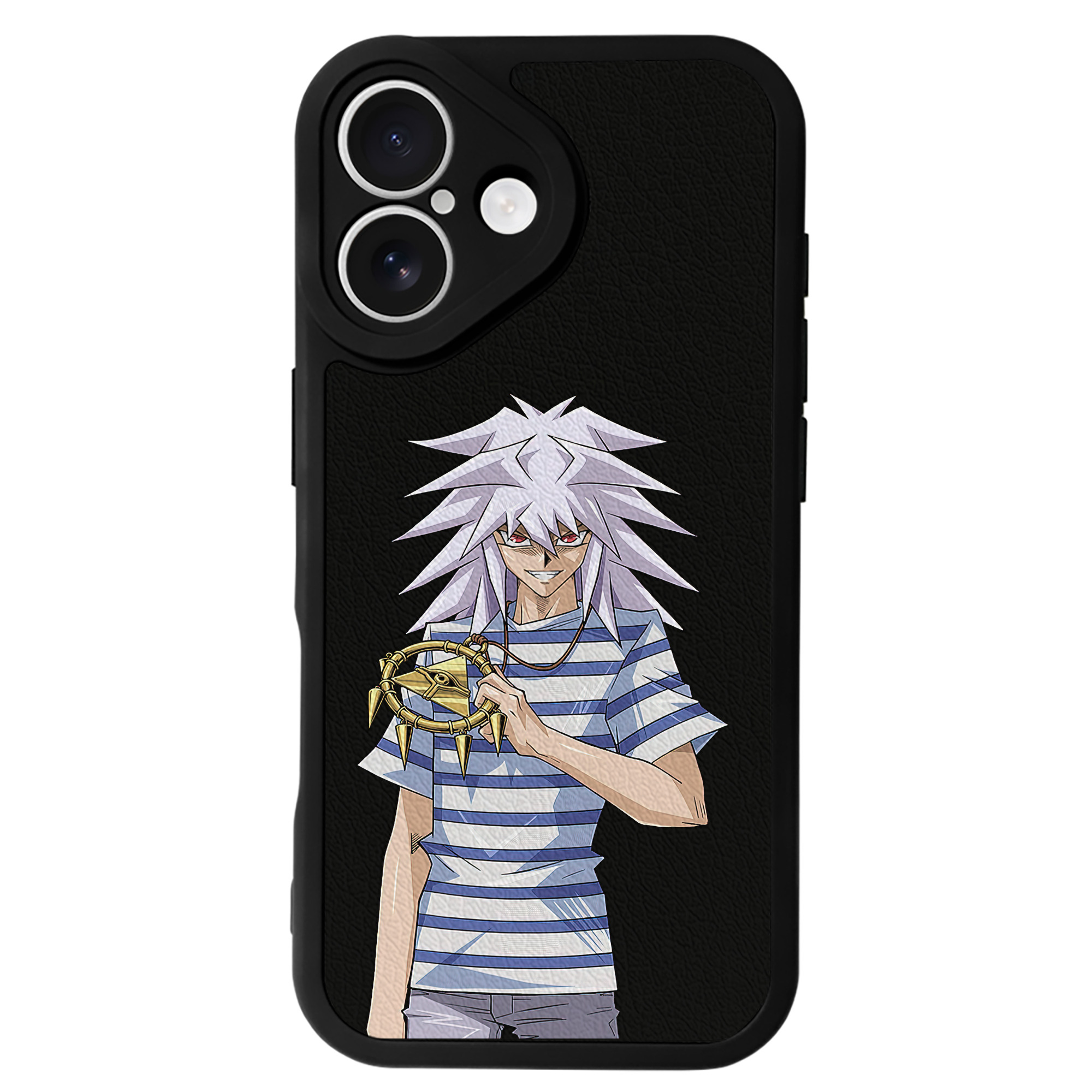 遊☆戯☆王 Yu-Gi-Oh! 【iPhone 16シリーズ対応】シリコンスマホケース（レザー調） 材質：シリコン